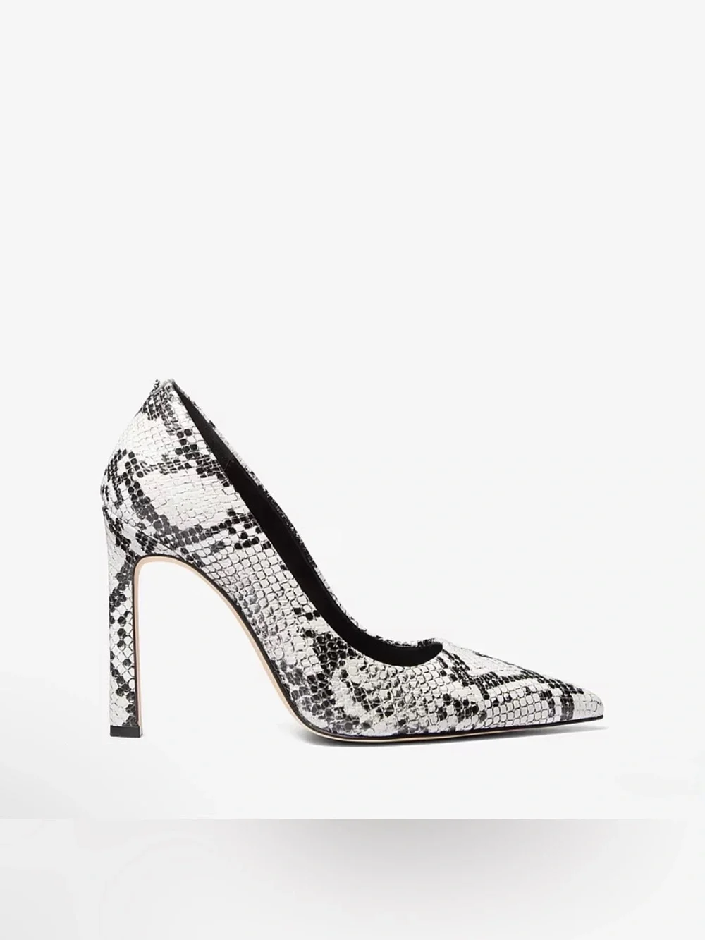 👠 MICHAEL MICHAEL KORS Amara Leather Pump | Aluminum | 7.5M | NWT 🏷️